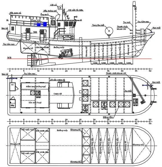 Tàu cá vỏ composite KH-95177-TS